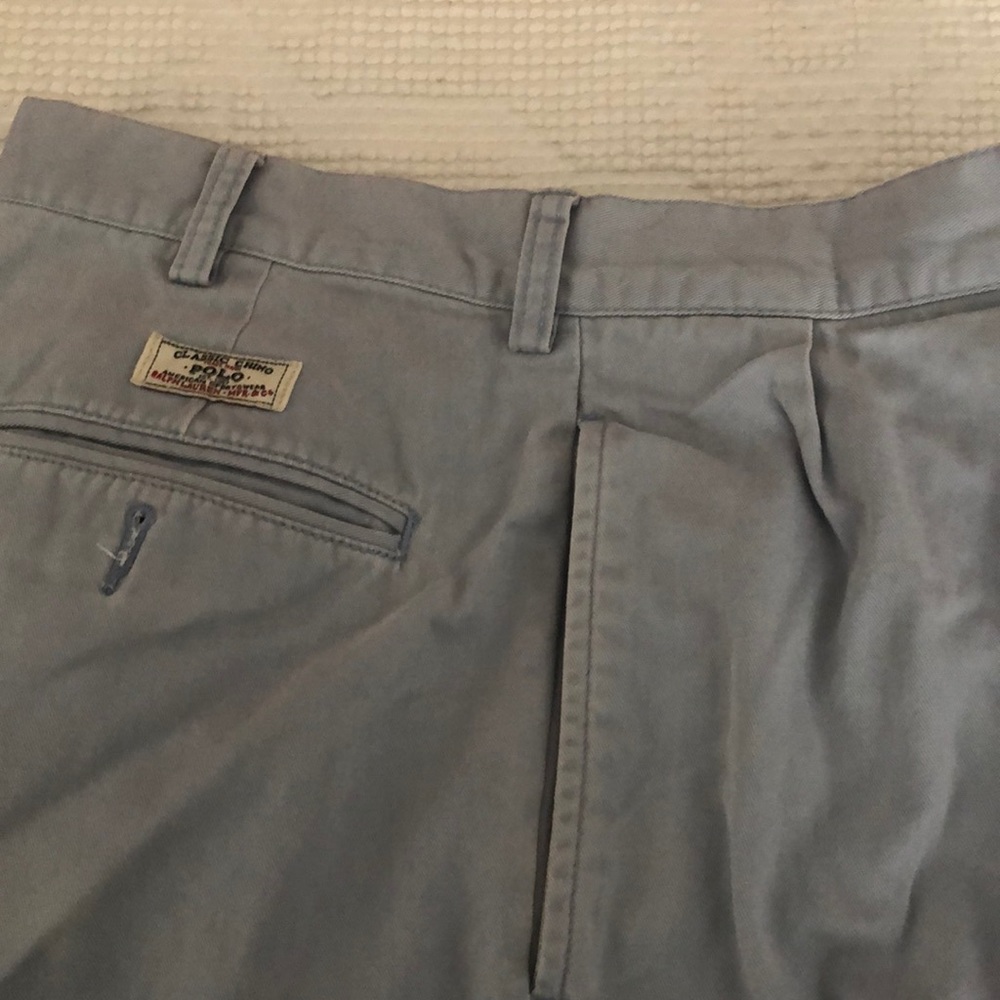 Polo shorts pleated front